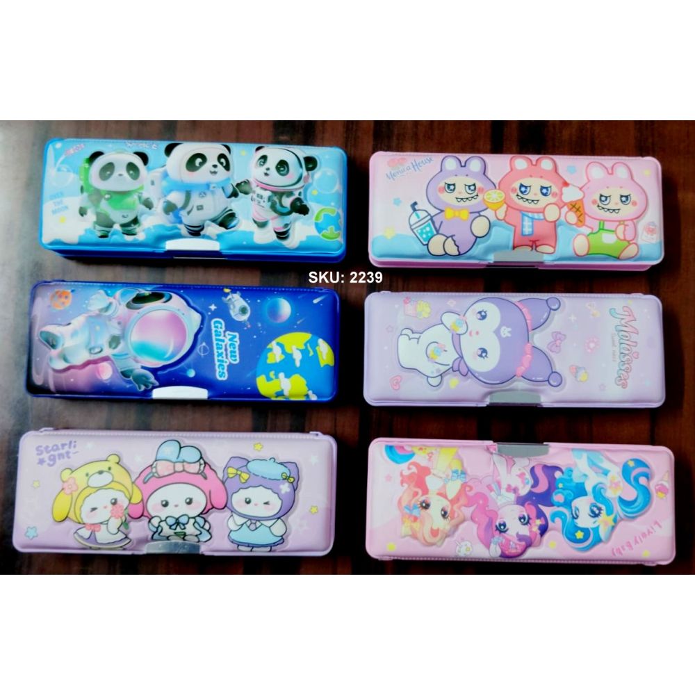 PUFFY Magnet Pencil Box 903 Cartoon Themes Opp Pkg