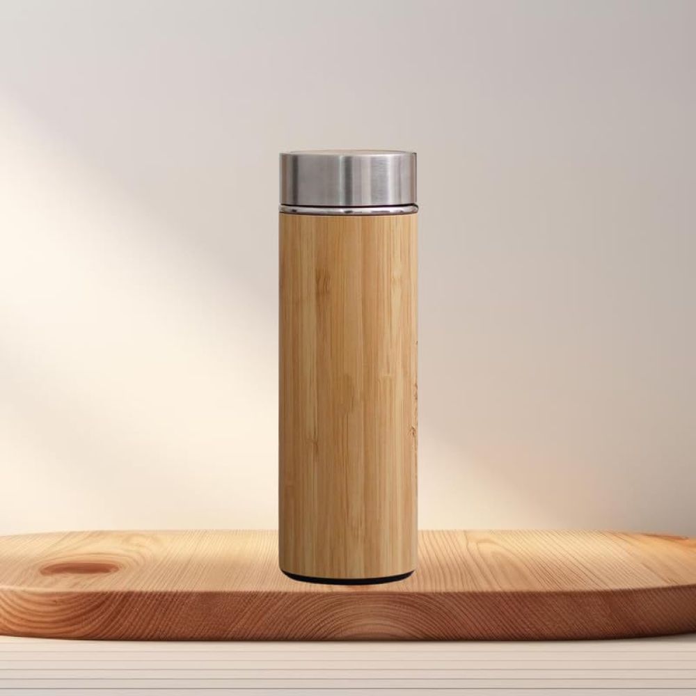 Wooden Bottles 500ml Round Box Pkg