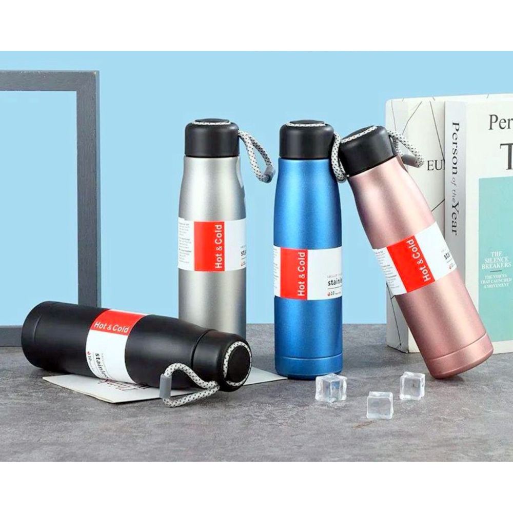 Rope Hook Sports Bottle Hot & Cold 550ml Box Pkg