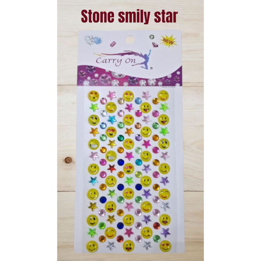 STONE SMILEY/MIX  Patta Pkg