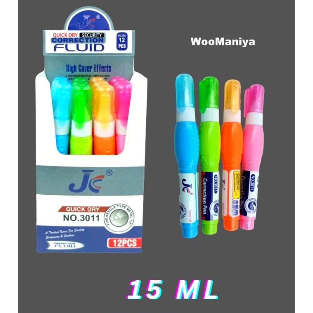 Correction Fluid Pen_3011_15ML_BIG_Box Pkg