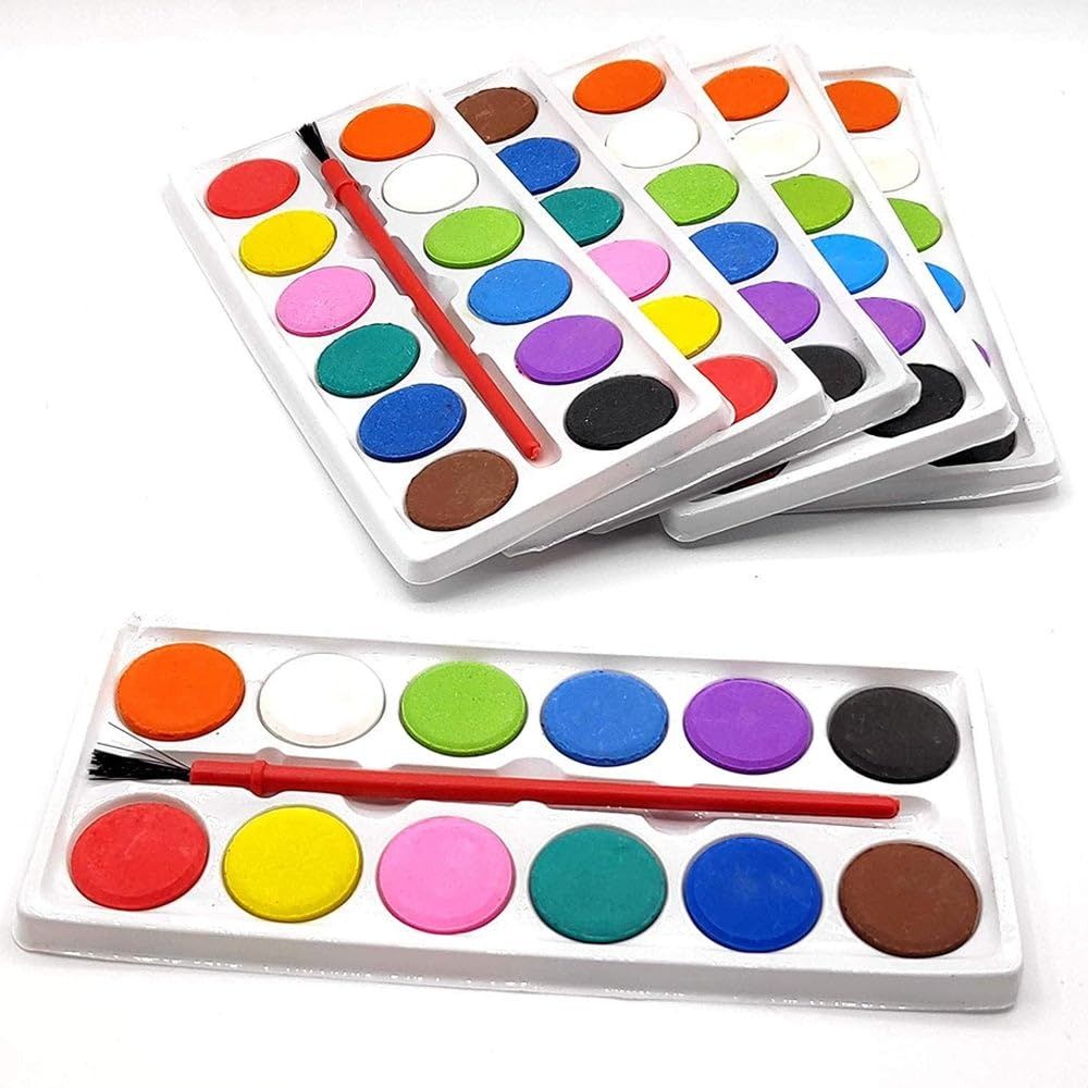Painting Water Colour Kit_12 Shades_Mini_Opp Pkg